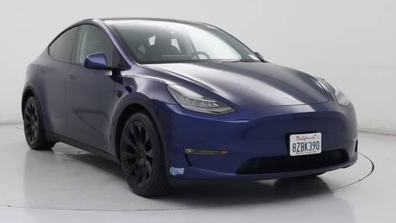 TESLA MODEL Y 2021 5YJYGAEE0MF159147 image